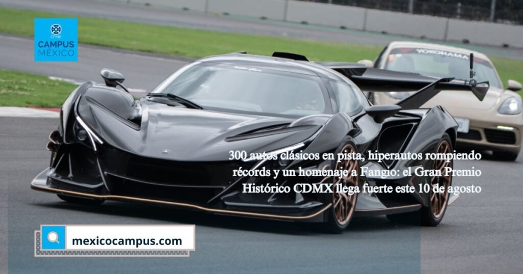 ¿Te imaginas 300 autos clásicos rugiendo juntos en pista?