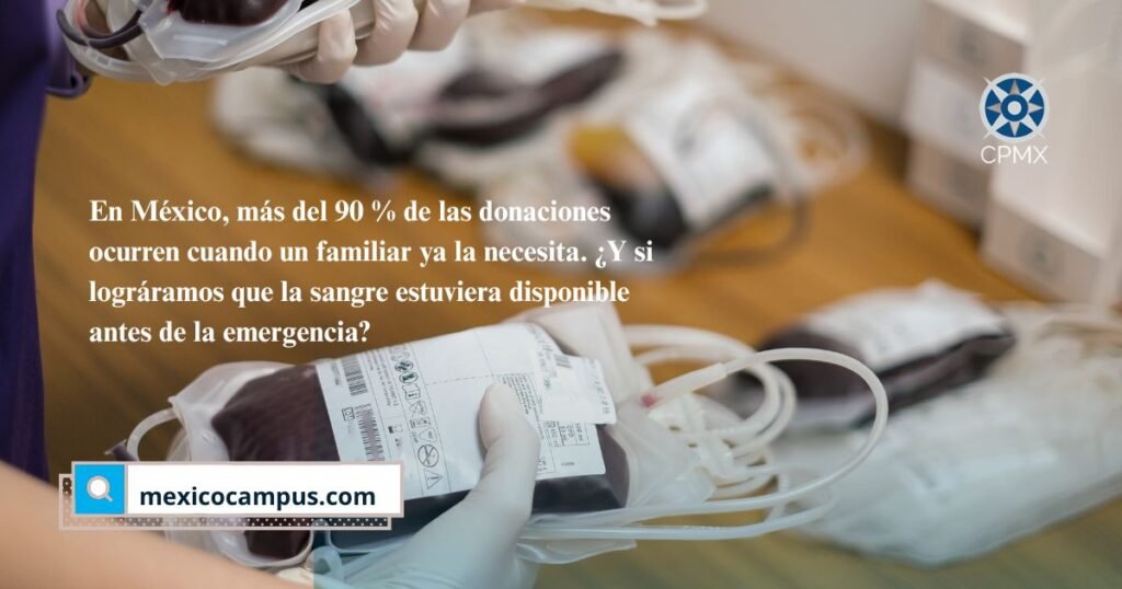 Más del 90 % de las donaciones en el país ocurren cuando un familiar ya necesita una transfusión. Especialistas y organizaciones impulsan un cambio de paradigma: que la sangre espere al paciente y no el paciente a la sangre.