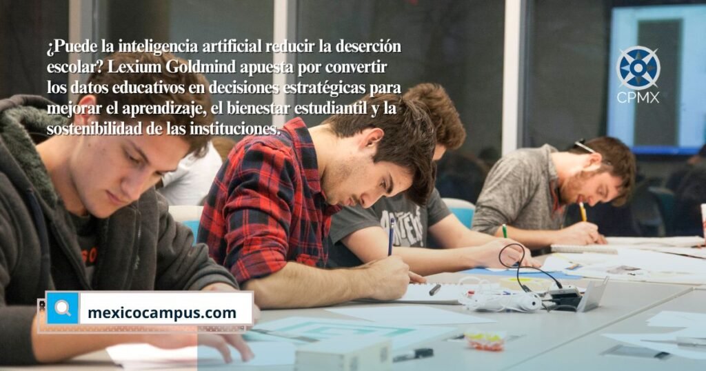 ¿Puede la inteligencia artificial reducir la deserción escolar? Lexium Goldmind apuesta por convertir los datos educativos en decisiones estratégicas para mejorar el aprendizaje, el bienestar estudiantil y la sostenibilidad de las instituciones.