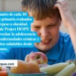 4 de cada 10 niños de primaria viven con sobrepeso u obesidad